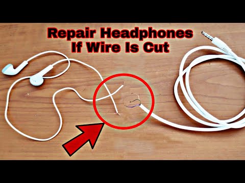 How To Repair Headphones If Wire Is Cut|| Repair Cut Earphones || Fix Cut Headphone Wire