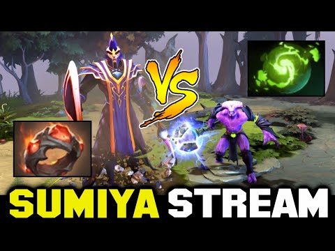 Giant Silencer vs Double Chrono Faceless Void | Sumiya Invoker Stream Moment 3499