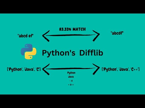 Pythons Difflib Finding The Difference Between Datatypes