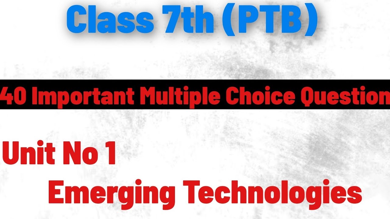 Class 7th unit 1 computer science