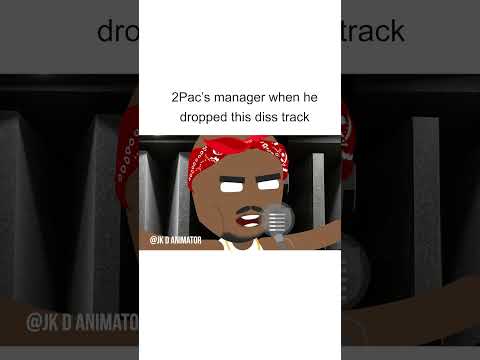 Everyone in the studio when 2pac dropped this track | Jk D Animator