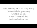 This is your song - Ronan Keating +Lyrics 