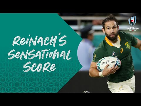 Every angle of Reinach's ridiculous try v Canada!