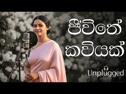 💃🌸Jeewithe Kaviyak | ජීවිතේ කවියක්🌸💃 | Acoustic Cover (Lyrics Video) | Unplugged Studio
