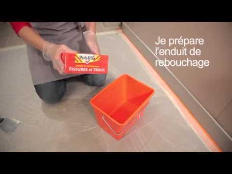 comment reparer un mur de gypse