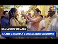 Exclusive Visuals From Anant Ambani & Radhika Merchant's Engagement Ceremony | WATCH | CNBC-TV18
