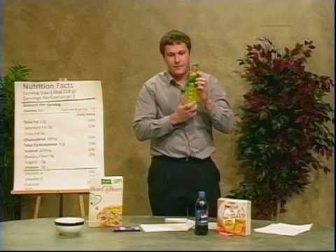 スマートに、栄養ラベルを読む (Be Smart, Read the Nutrition Label)