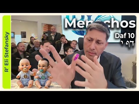 Daf Yomi Menachos Daf 10 by R' Eli Stefansky