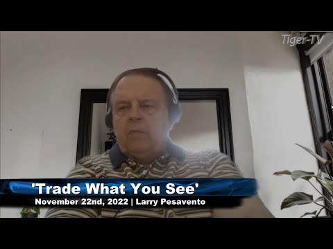November 22nd, Trade What You See with Larry Pesavento  on TFNN - 2022