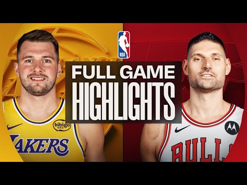 Los Angeles Lakers Vs Chicago Bulls Highlights Full Game - NOV 25 , 2025 | NBA