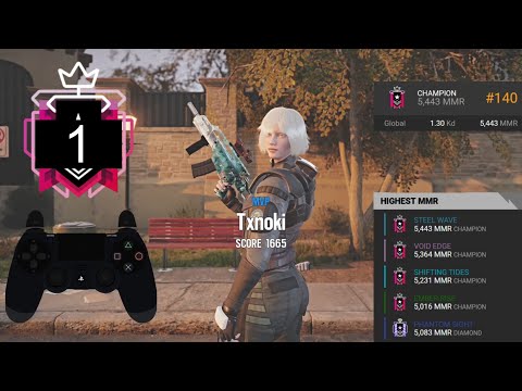 BEST Console Settings/Sensitivity PS4/Xbox + CONTROLLER CAM - Rainbow Six Siege Steel Wave Champion