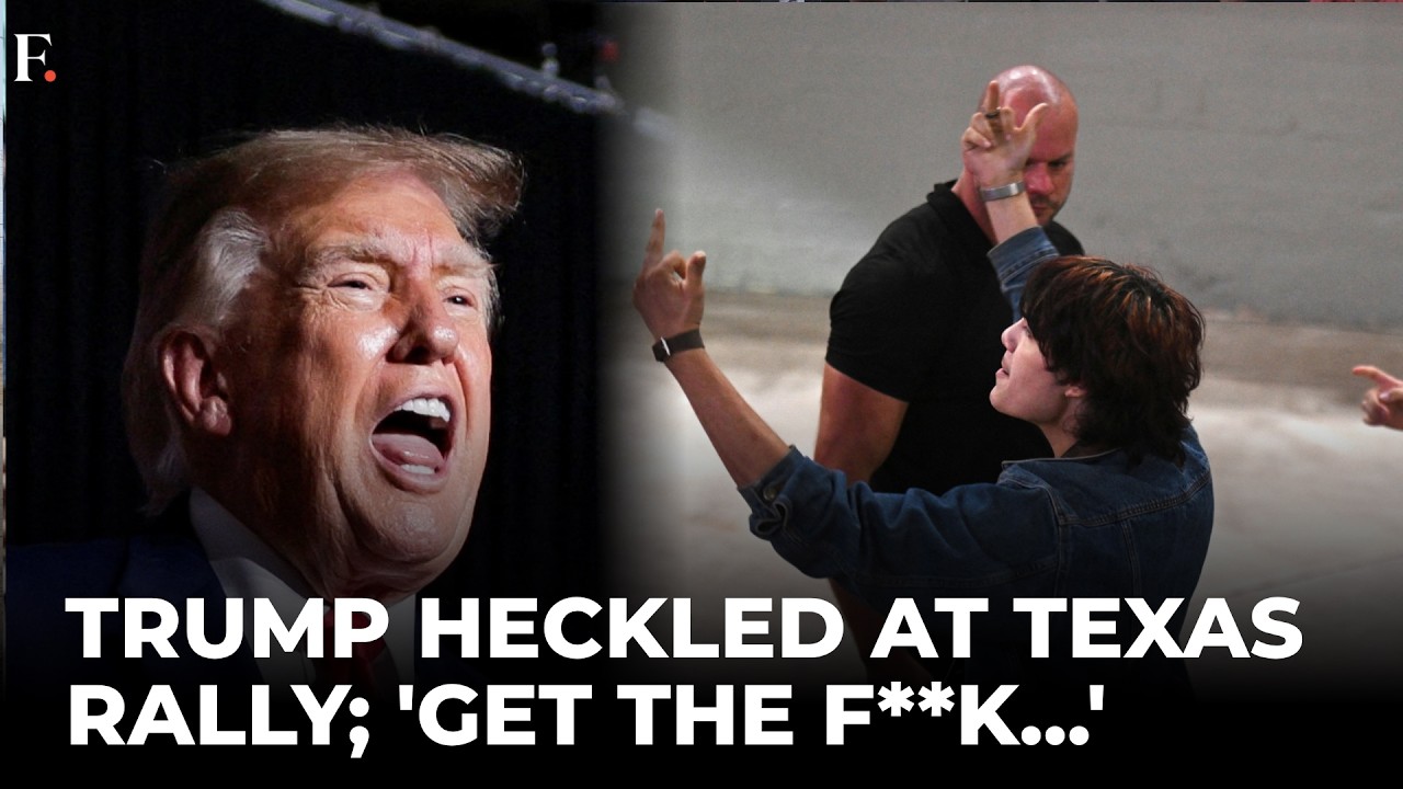 Trump Heckled: 'A*sh*le, Get The Hell Out...'; High Drama At Texas Rally | US Midterm Elections