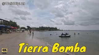 Tierra Bomba Isla Tour | Cartagena [4K] 🚶📹🏖️🚤❤️🌏 #walktripl29 #travel #colombiancity #beach