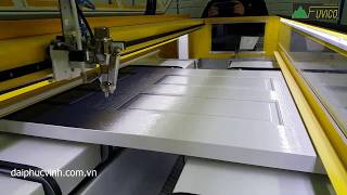 MÁY CHẾ BIÊN GỖ TỰ ĐÔNG - MÁY SƠN CÁNH TỦ, MẶT BÀN, CỬA
