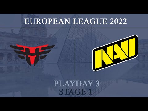 Heroic vs NAVI @Bank | European League 2022 - Stage 1 Playday 3