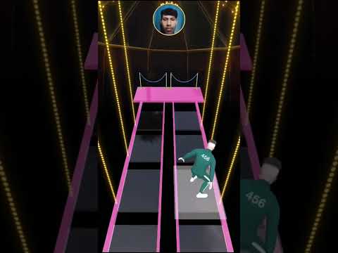 Glass Bridge Game Full Scene | Mingle Game Song “Round and Round” Lyric Video | Squid Game