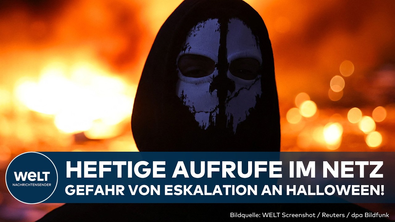 DEUTSCHLAND: 23 Städte von Protesten betroffen! Heftige Gewalt-Aufrufe! Eskalation an Halloween?
