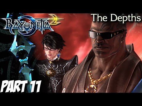 Bayonetta 2 Gameplay Walkthrough Part 11 - The Depths - Nintendo Wii U