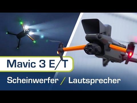 Live-Test vom Scheinwerfer und Lautsprecher für die Mavic 3 E/T
