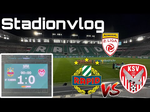 SK Rapid II 1:0 Kapfenberg SV | 2.Liga Stadionvlog 