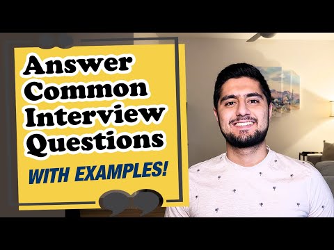 How to Answer Common Residency Interview Questions (with Examples!)