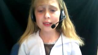 Ania sing &quot;Dans&quot; by Riana Nel