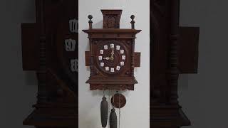 Amazing 1880s Black Forest Cuckoo Clock with Gothic Style