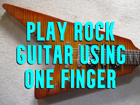 Play Rock Guitar Using One Finger By Scott Grove