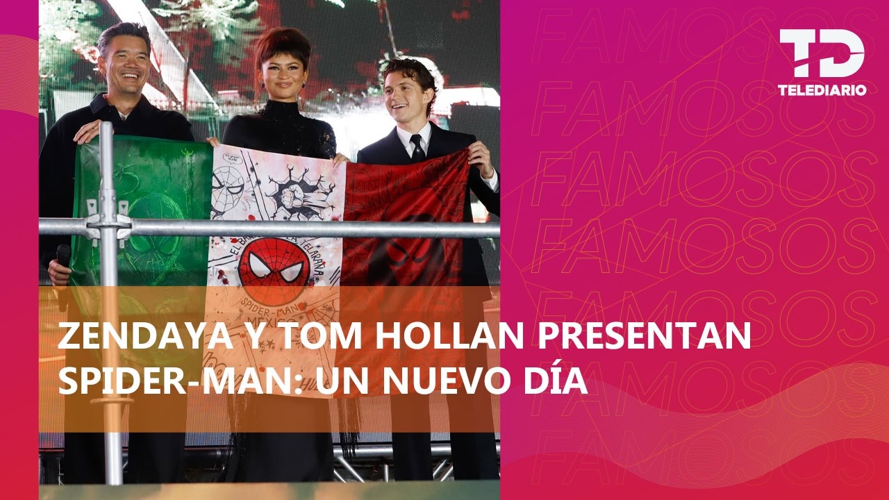 Tom Holland y Zendaya convierten Parque Aztlán en la casa de Spider-Man