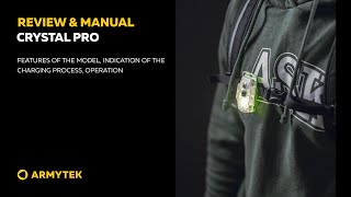 Armytek Crystal Pro Multifunktions-Kopftaschenlampe - rot