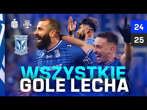 Tak Lech Poznań strzelał gole w sezonie 2024/25! | Ekstraklasa
