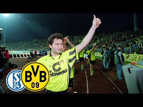Chapuisat scores a brace! | FC Schalke 04 - BVB 1:3 | Season 96/97 | BVB-Throwback