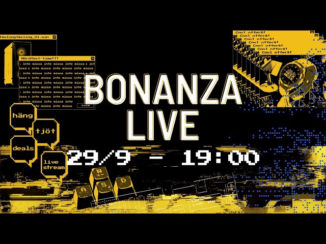 YouTube Video - Komplett Bonanza Live – Helkväll med tävlingar, drops och trevliga överraskningar!