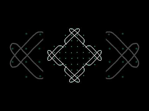 10 Dot Sikku Kolam Design by Selva Rajesh | Rangoli with Dots