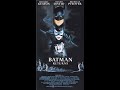 Opening And Closing To Batman Returns Canadian VHS 1992