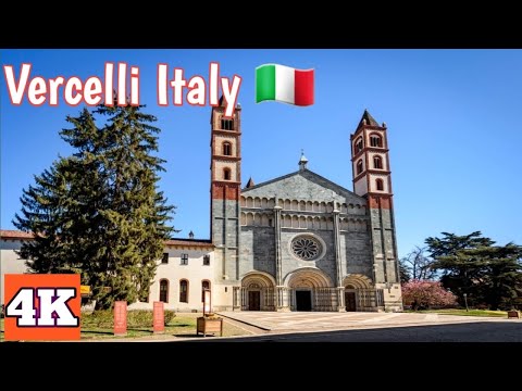 Walking tour of Vercelli Italy | 4K 60 FPS walk| Beauty of Italian culture|