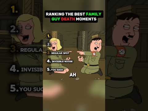 Ranking The Best Family Guy Death Moments.😂