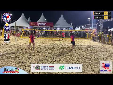 3ºETAPA CIRCUITO BAIANO DE BEACH TENNIS-ARENA MUCURI: MISTA B. BRENO.&.JOELMA VS JULIA.&.ENZO