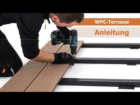 WPC Terrassendielen im Komplettset auf Unterkonstruktion verlegen | Anleitung | myHarry™