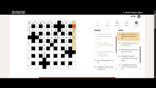 Times Quick Cryptic Crossword - Tues 27th Jan 2026