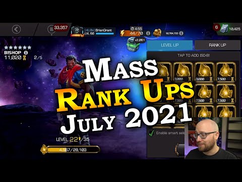 Mass Rank Ups - July 2021 | Marvel Contest of Champions