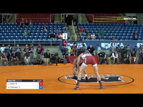 Junior FS 126 Round of 128 - Jayson Scott (NE) vs. Alex Thomsen (IA)