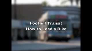 How to Load a Bike on Foothill Transit