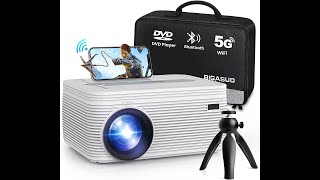BIGASUO 9000L Mini Portable Projector Review – PROS & CONS – 5G Wi Fi & Bluetooth