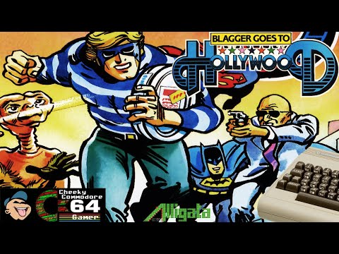 BLAGGER GOES TO HOLLYWOOD – Commodore 64 (1985) | C64 Action Classic With Movie Icons