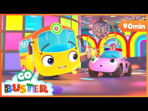 Disco Tunnel! The Disco Detectives | Go Buster - Bus Cartoons & Kids Stories