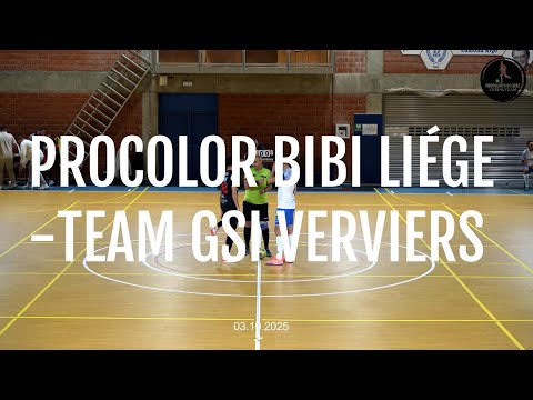 Full Time PROCOLOR BIBI LIÉGE 5 - 0 TEAM GSI VERVIERS 2025/2026