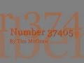 Number 37405 by Tim Mcgraw, with lyrics