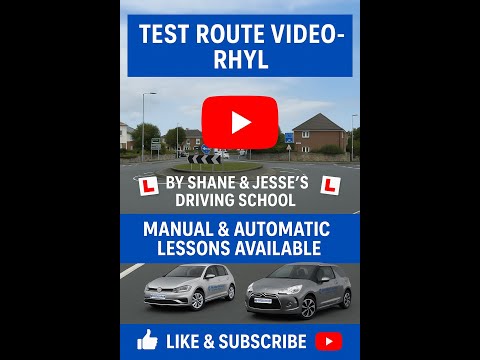 Rhyl Driving Test Route Video 10 🚗 |#RhylDrivingTest #DrivingTestRoutes #RoadTestTips #rhyl