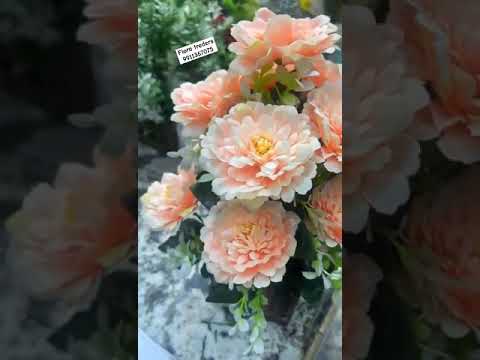6 colors artificial dahlia flower